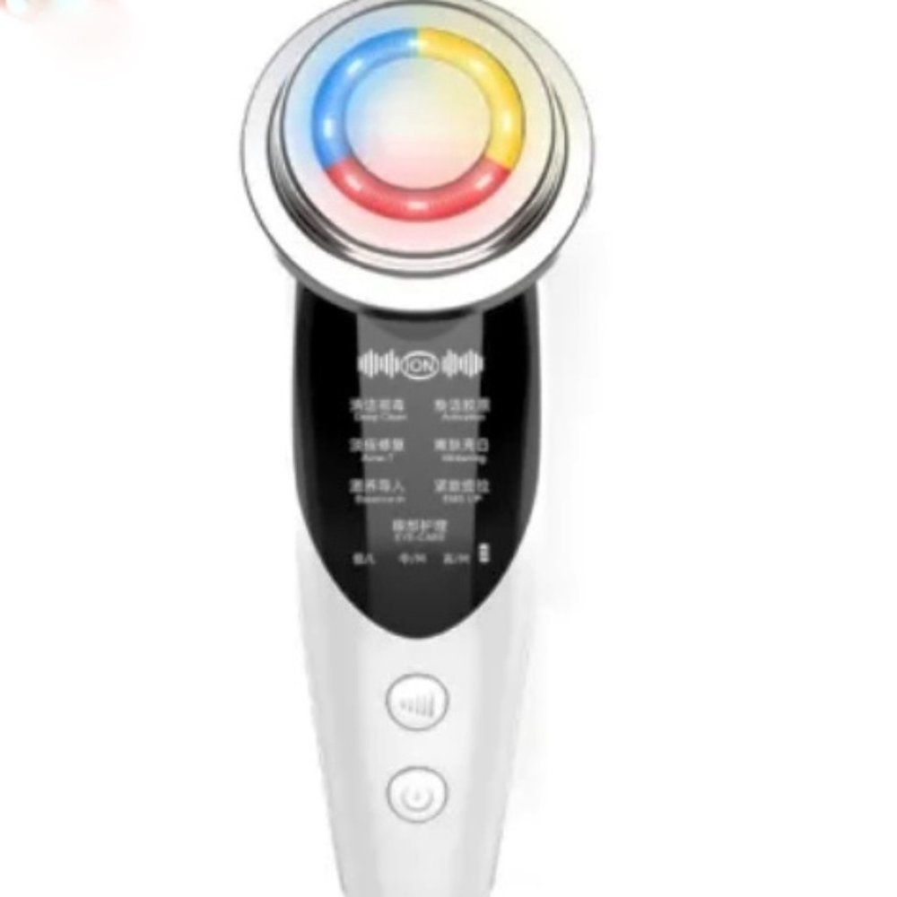 New in Box Face Lifter 7 in 1 Face Massager Lifting LED Light Therapy Device